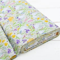 3 Yard Cut Threadart Premium Cotton Quiting Fabric - Green Floral 5 - 44" Width - 100% Cotton - Quilting, Sewing, Crafts