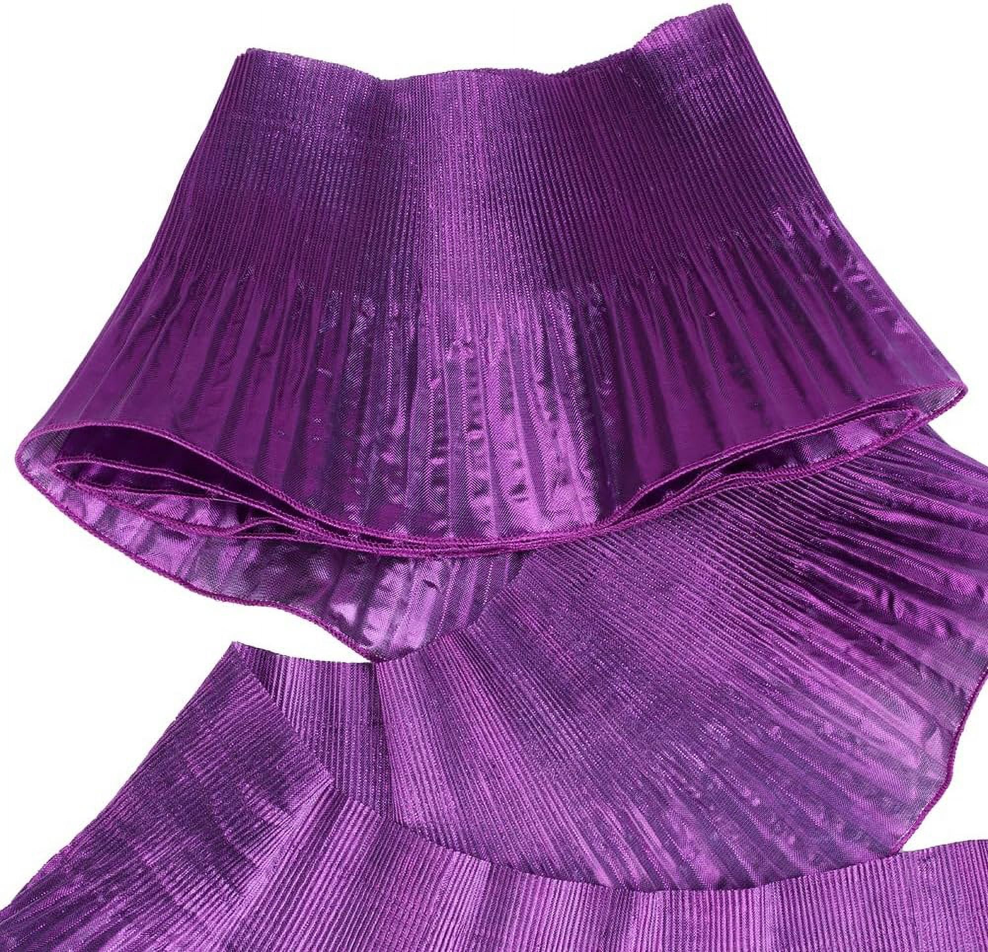 3 Yards 3D Gradient Pleated Ruffle Lace Trim 6.1inch Wide Blue Violet ...