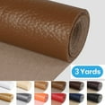 thumbnail image 1 of 3 Yards 54" Wide Vinyl Faux Leather Fabric Cotton Back Home Decor Fabric for Hand Crafts DIY Craft Upholstery, 1 of 6