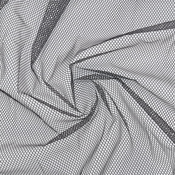 3 Yards Black Mesh Fabric 59.8" Wide Mesh Netting Slightly Stretchy DIY Sewing Crafts Making Materials Polyester Mesh Fabric for Backpack Pocket