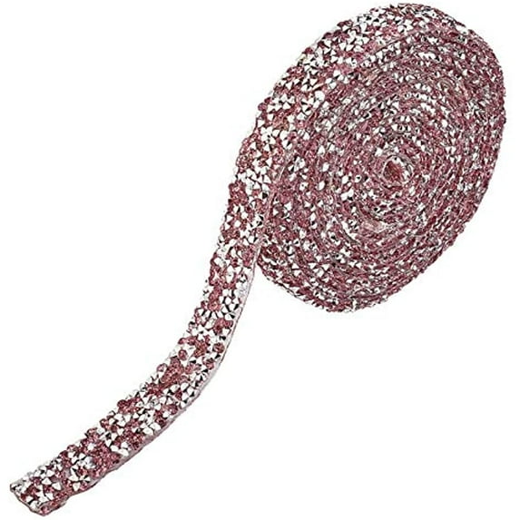 3 Yards Crystal Rhinestone Ribbon Bling Ribbon Wrap Sparkling Rhinestone Ribbon Resin Hotfix Belt