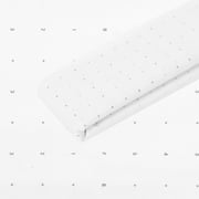 White Dotted Pattern Paper for Sewing, 47 Inch Wide Non-Woven Tracing Paper Roll with 1-Inch Grid Marking for Fashion Design and Dressmaking
