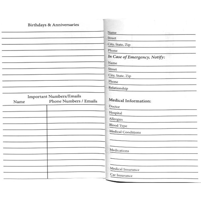 3 Year 2024 2025 2026 Bling Glitter Pocket Calendar Planner with Note