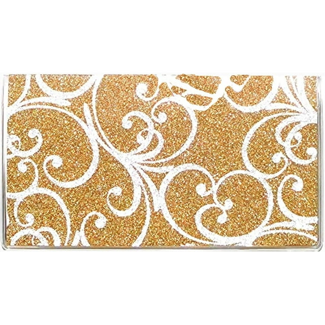 3 Year 2024 2025 2026 Bling Glitter Pocket Calendar Planner with Note
