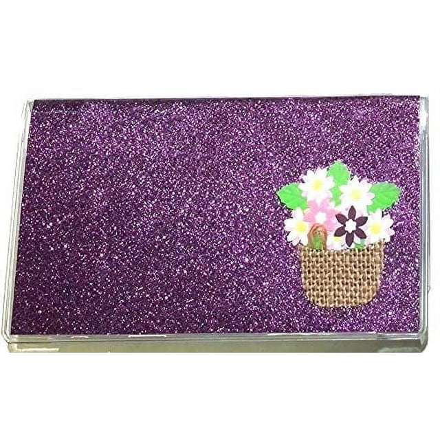 3 Year 2024 2025 2026 Glitter Pocket Calendar Planner with Note Pad