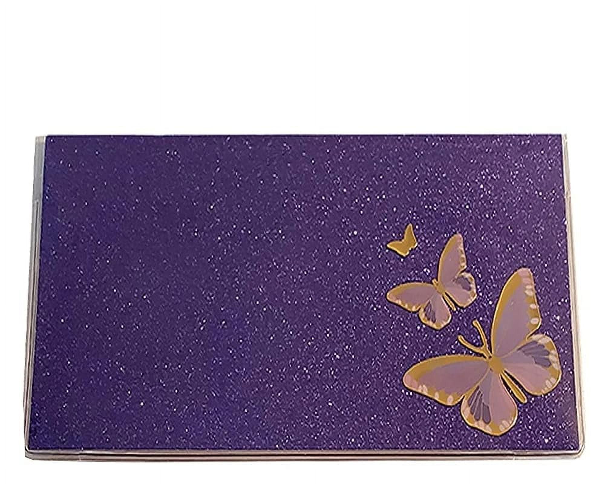 3 Year 2025 2025 2026 Pocket Calendar Planner With Note Pad (Purple