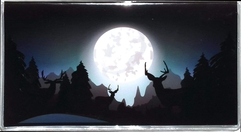 3 Year 2024 2025 2026 Pocket Calendar Planner with Note Pad (Deer Moon