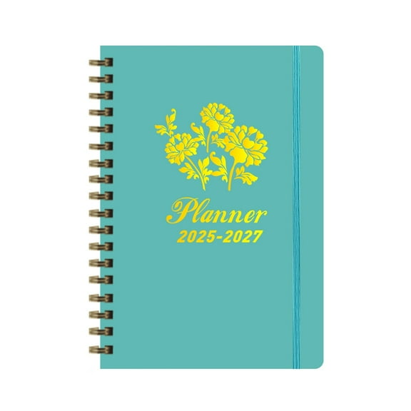 3-Year Bound Monthly Planner Notebook Jan.2025-Dec.2027, 8.5×5.9 Inch With 36 Monthly Pages For Long-term Work Schedule Tracking, Personal Life Planning And Daily Task Record Keeping