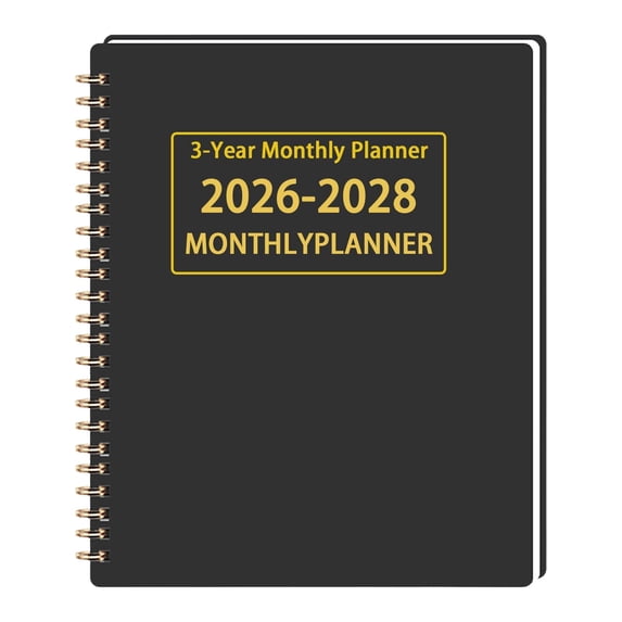 3 Year Daily Planner 2025-2027, Large Monthly & Yearly Goal Setting Notebook with Tabs, Productivity Organizer for Work office Life Planning, Long-Term Vision Journal with Habit Tracker, A Notebook