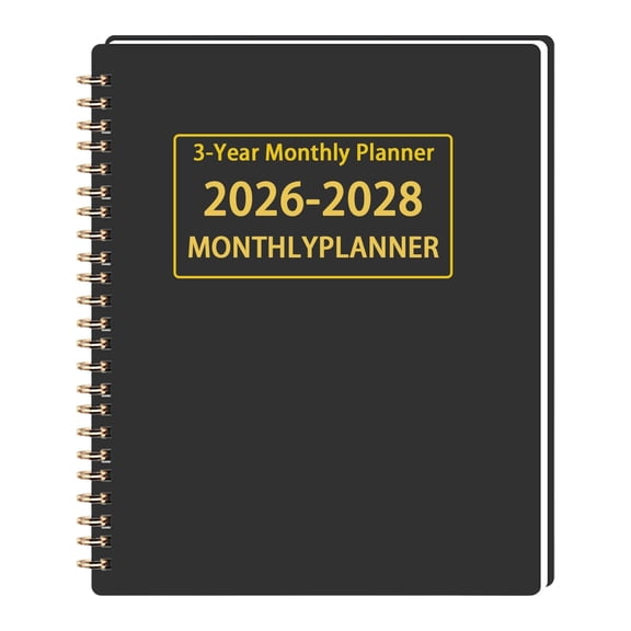 3 Year Daily Planner 2025-2027, Large Monthly & Yearly Goal Setting Notebook with Tabs, Productivity Organizer for Work office Life Planning, Long-Term Vision Journal with Habit Tracker, A Notebook