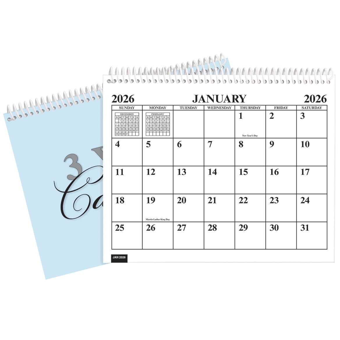 FOX VALLEY TRADERS 3 Year Memo Calendar Planner, Monthly Schedule Organizer, 8 x 11, 2023-2025
