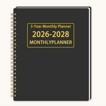 3-Year Monthly Planner Notepad 2026-2028 - Cross-Year Calendar with Ruled Blocks, Thick Tear-Resistant Paper for Scheduling, Notes & Holiday Planning, Portable Desk Organizer, 5.91*8.46in, A
