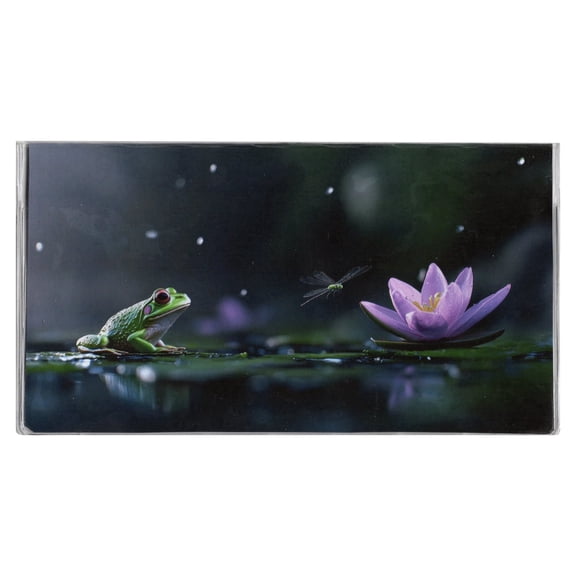 3 Year Frog Lotus Flower 2027-2029 Pocket Calendar Planner with Note Pad USA Made by WINGS Craft