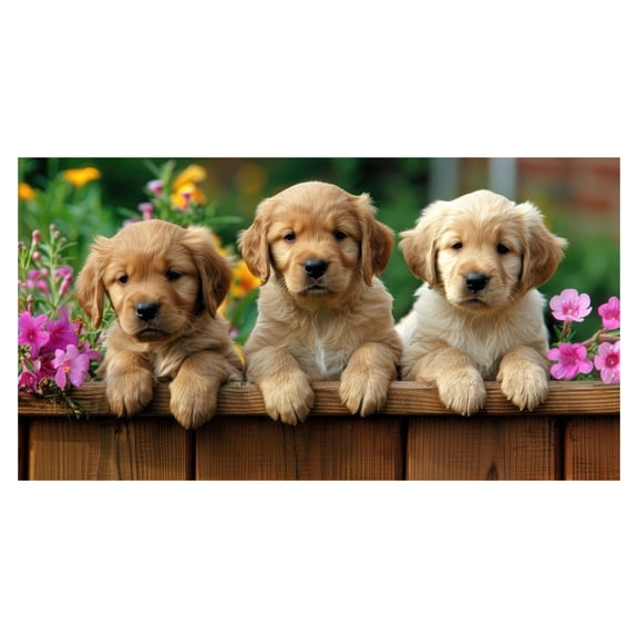 3 Year USA Made Three Puppies 2026 2027 2028 Pocket Calendar Planner with Note Pad