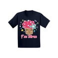 thumbnail image 1 of 3 Years Old Kids Outfit Cupcake Three 2T Shirts 3T Clothes 3 Years Old Baby Boy Outfit Cute Cupcake I'm Three 4T 5T Tshirt Toddler Shirts for 3 Years Old Baby Girl, 1 of 4