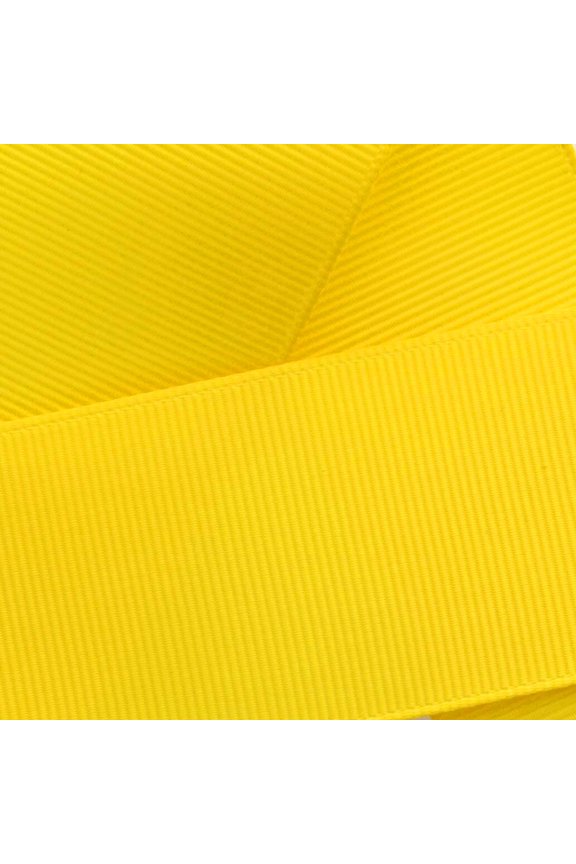 3" Yellow Grosgrain Ribbon Solid 25 yard