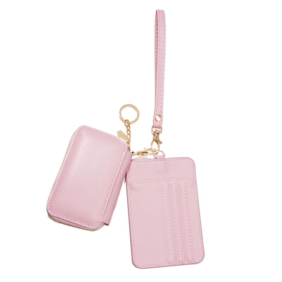 3. Zip-Around Keychain Wristlet for Cards & Detachable Travel Pouches with Sport Wallet Design