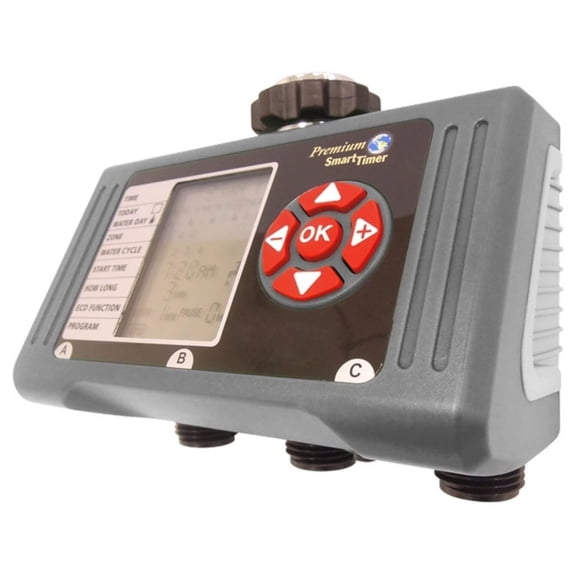 3-Zone Programmable Electronic Water Timer