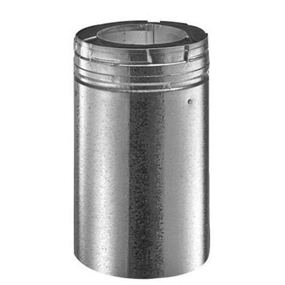 3'' - 14 1/2'' Adjustable Galvanized Direct Vent Pipe Extension