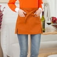 thumbnail image 1 of 3 big Pockets Waist Server Apron Kitchen Restaurant Unisex Half Aprons, 1 of 5