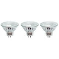 thumbnail image 1 of (3-bulbs) Clear MR11 12V 15W Precision Halogen Reflector Fiber Optic Light Bulb 12-Volts 15-Watts Anyray A1872Y, 1 of 3