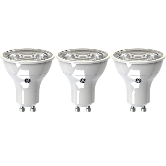 (3 bulbs) GE Lighting 89020 3.5 Watt Engery Smart LED Floodlight, Dimmable, GU10, bright white