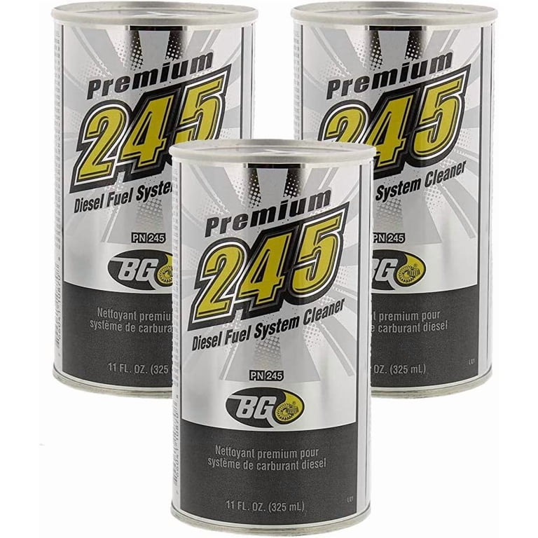 3 cans of BG 245 Premium Diesel Fuel System Cleaner - Walmart.com