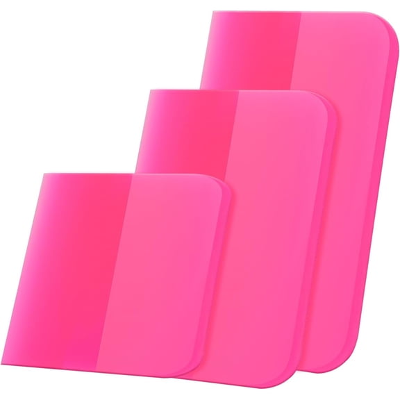 3 count 3 in 1 TPU Material, PPF Wrap Anti-Scratch Rubber Squeegees for Vinyl Wrap and Window Tint Tool for