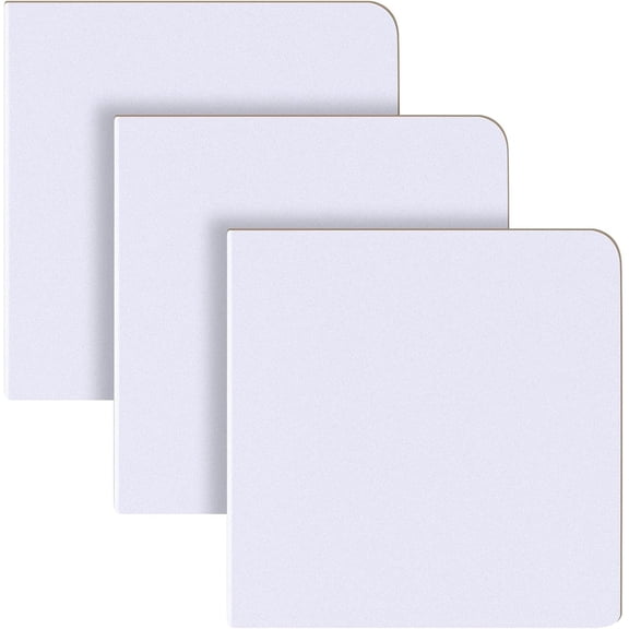 3 count Mini Watercolor Sketchbook 3.9 x 3.9 Inch Portable Square Watercolor Notebook Painting Sketch Book 90 Sheets Textured Drawing Papers 300 GSM Artists Paper Pads for Art (White)
