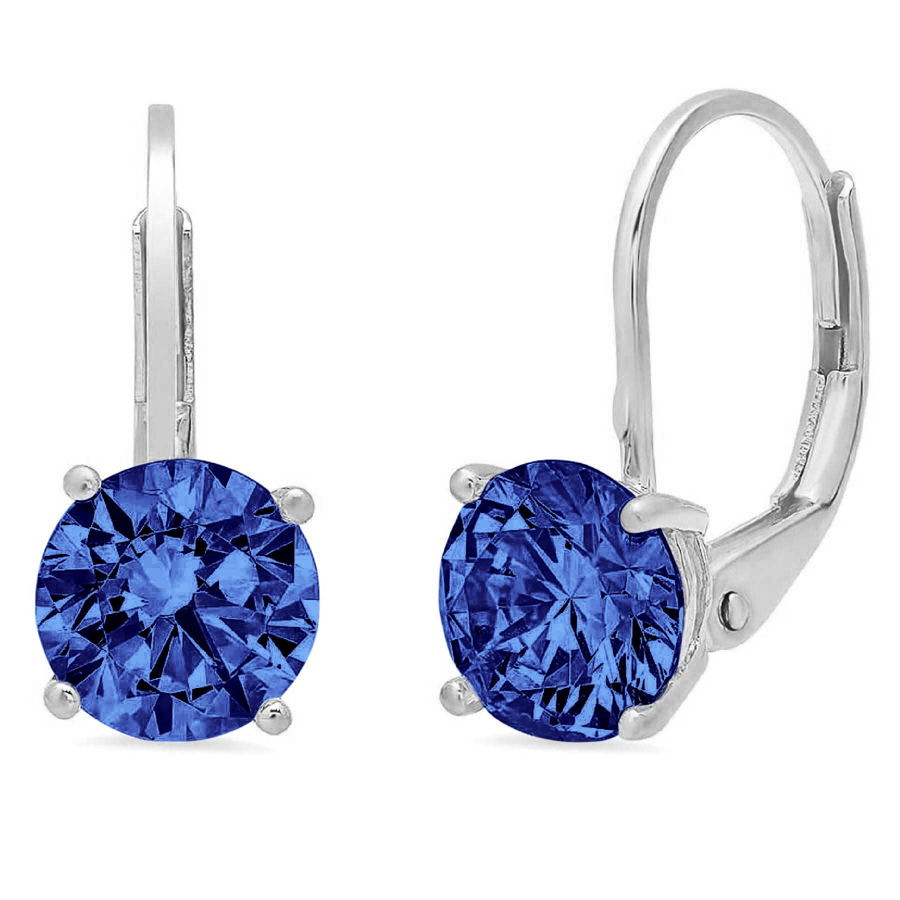 Simulated tanzanite shop earrings