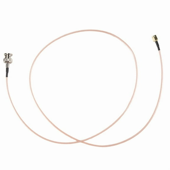 3 feet SMA Male Plug to BNC Male Pigtail Jumper Caxial Cable RG316 1m,1 x BNC male to SMA male cable,Champagne Gold