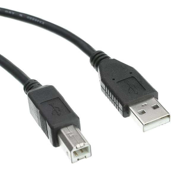 3 feet USB 2.0 Printer/Device Cable, Black, Type A Male/Type B Male Plug, A Male to B Male High Speed USB Cable, USB 2.0 to Type B Cable, Type B Printer Cable