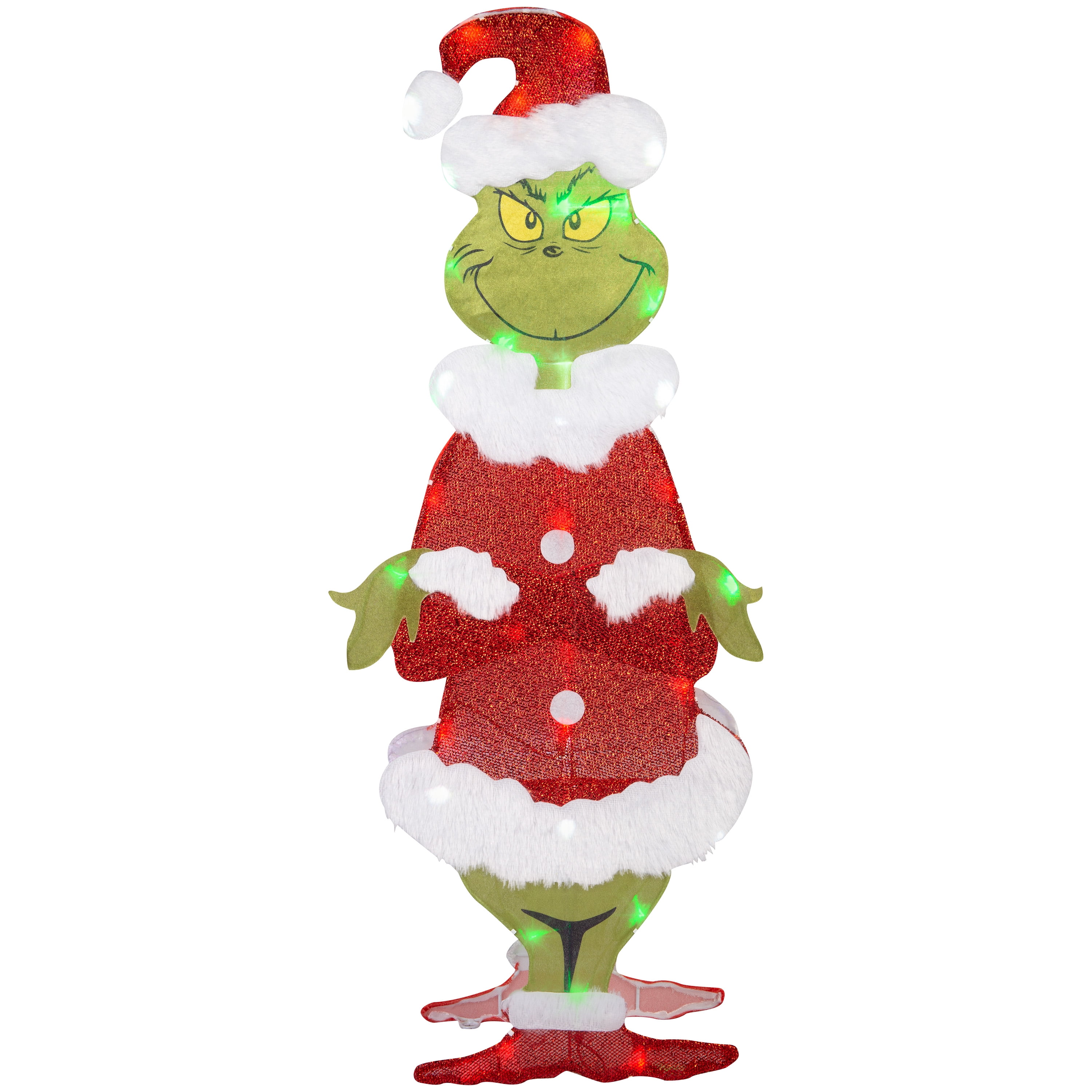 3 foot tall Holiday Time Flat-tastic Sparkle Lighted Dr