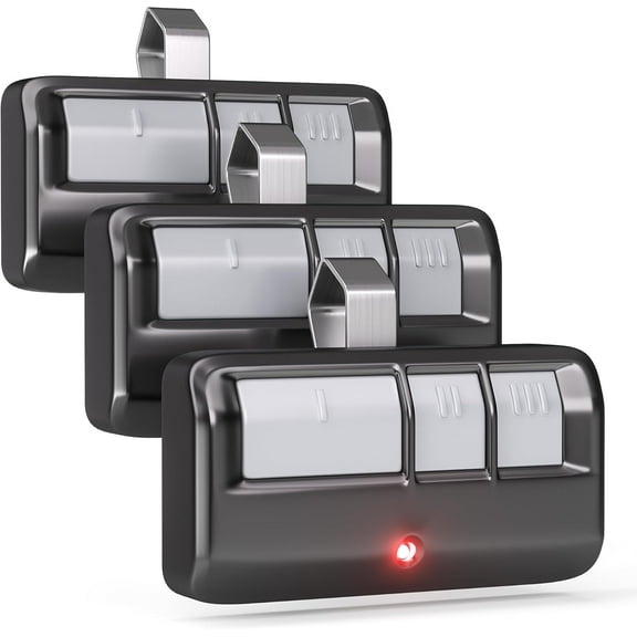 3 for Chamberlain LiftMaster Craftsman Garage Door Opener Remote 893LM 893MAX 971LM Universal with Extra Battery