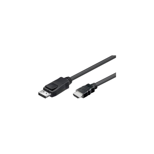 3 ft. 1080P 60Hz Displayport Male to HDMI Male Adapter Cable, Black