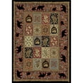 thumbnail image 1 of 3 ft. 11 in. x 5 ft. 3 in. American Destination Masters Lodge Ebony Area Rug, 1 of 1