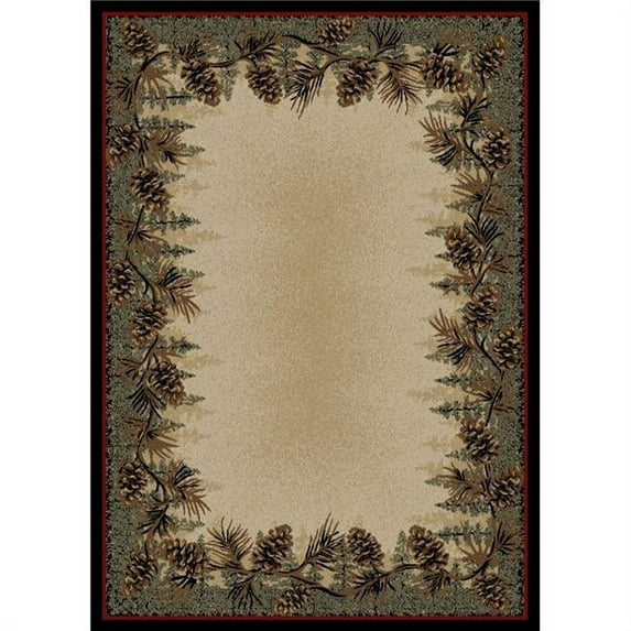 3 ft. 11 in. x 5 ft. 3 in. American Destination Mount Le Conte Area Rug, Multi Color