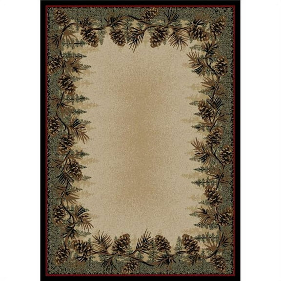 3 ft. 11 in. x 5 ft. 3 in. American Destination Mount Le Conte Area Rug, Multi Color