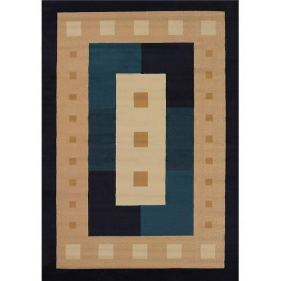 3 ft. 11 in. x 5 ft. 3 in. Manhattan Time Square Accent Rug, Burgundy