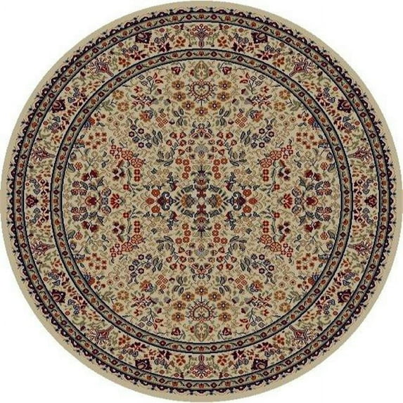 3 ft. 11 in. x 5 ft. 7 in. Jewel Sarouk - Ivory