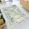 thumbnail image 1 of 3 ft. 3 in. x 5 ft. Heirloom Blue & Beige Abstract Pattern Rectangle Area Rug, 1 of 1