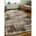 thumbnail image 1 of 3 ft. 4 in. x 5 ft. Machine Woven Heatset Polypropylene Contemporary Rectangle Area Rug, Beige, 1 of 1