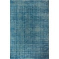 thumbnail image 1 of 3 ft. 6 in. x 5 ft. 6 in. Contemporary Collection 100 Precent Wool Hand Loomed Area Rug, Ivory & Navy, 1 of 1