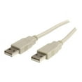 thumbnail image 1 of 3 ft Beige A to A USB 2.0 Cable - M/M, 1 of 1