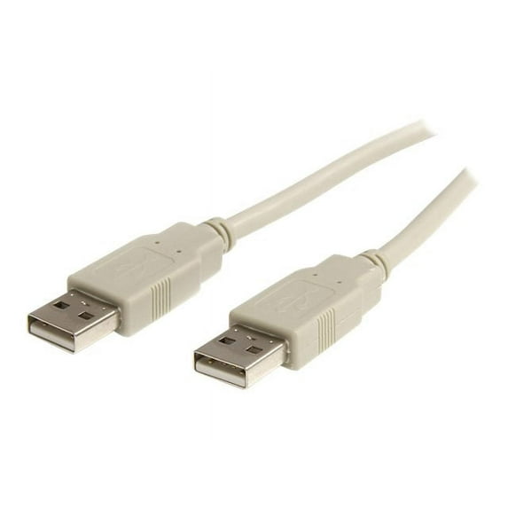 3 ft Beige A to A USB 2.0 Cable - M/M