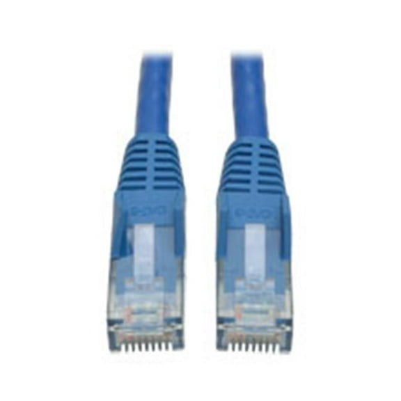3 ft. Cat6 Patch Cable Slim Blue Gigabit Molded Snagless Male-Male, Blue