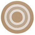 3 ft. Flowers Bay Down Round Rug, Cuban Sand - Walmart.com