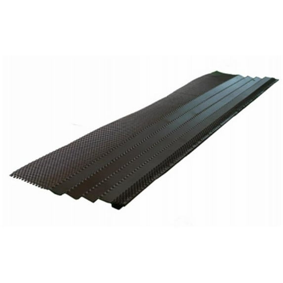 3 ft. Hoover Dam Black K-Style Steel Gutter Cover