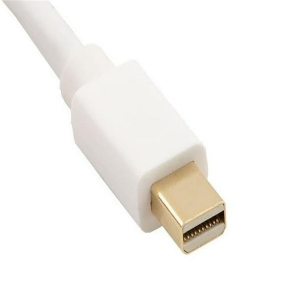 3 ft. Mini DisplayPort to Mini DisplayPort Cable 32AWG 4K Resolution Ready - White - Pack of 2