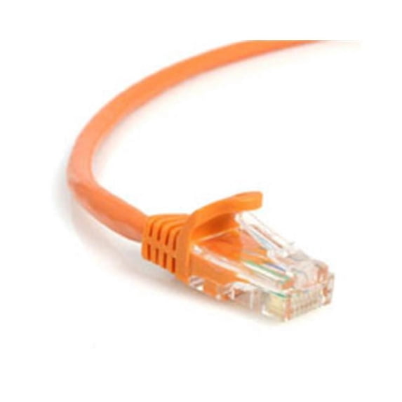 3 ft Orange Snagless Category 5e- 350 MHz- UTP Patch Cable